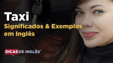 O que Taxi significa em ingles