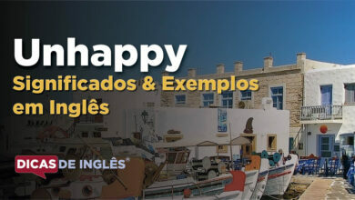 O que Unhappy significa em ingles