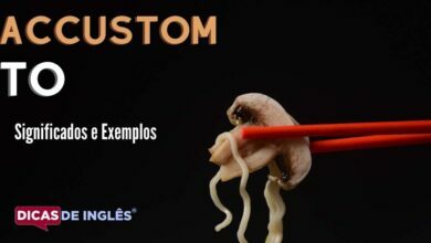O que accustom to significa em ingles