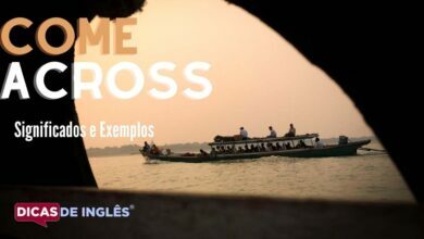 O que come across significa em ingles