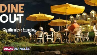 O que dine out significa em ingles