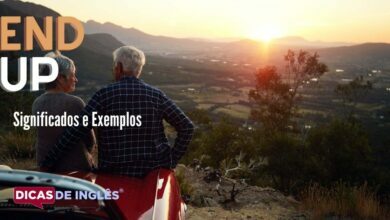 O que end up significa em ingles