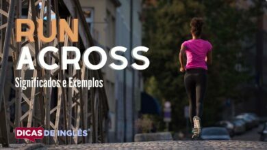O que run across significa em ingles