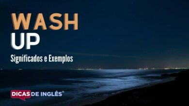 O que wash up significa em ingles