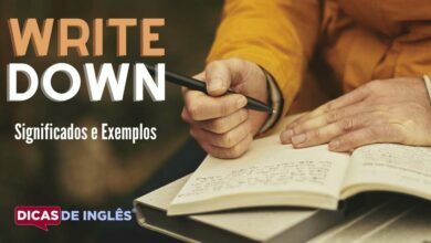 O que write down significa em ingles